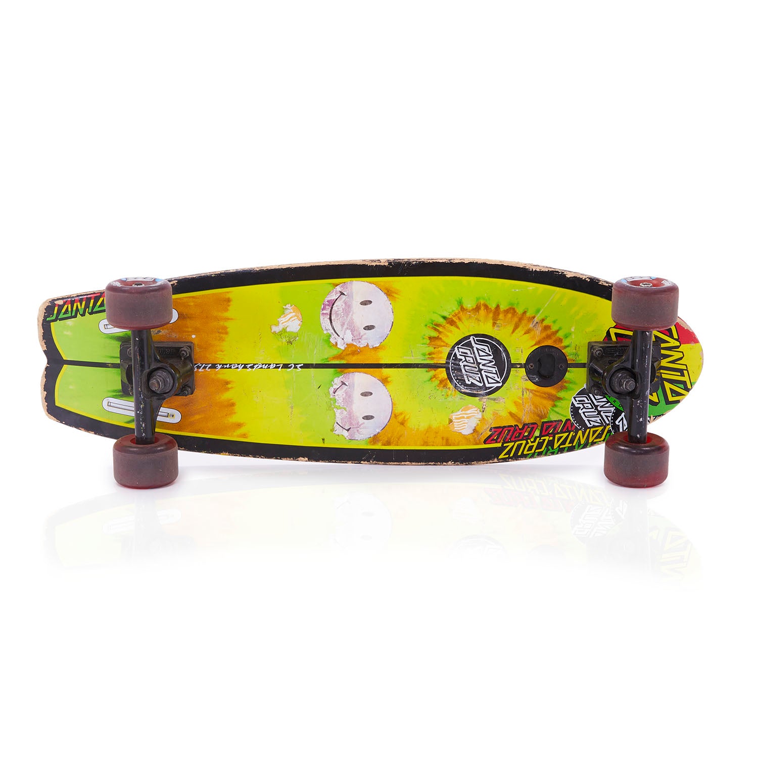 White Santa Cruz Skateboard Gil Roy Props white-santa-cruz-skateboard-gil-roy-props