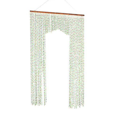Green Hanging Bead Curtain