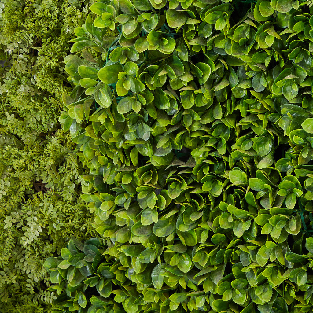 Green Huge Faux Plant Backdrop Wall