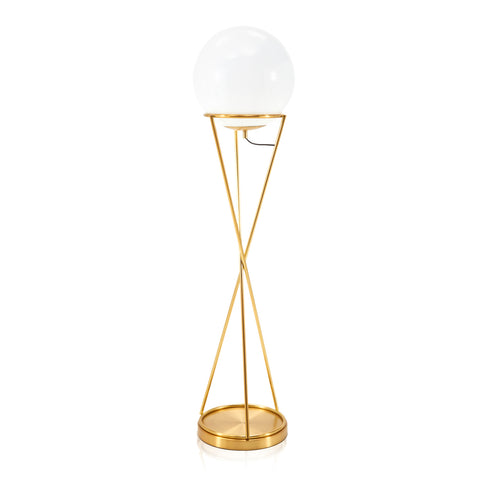 Solis Glass Globe Floor Lamp