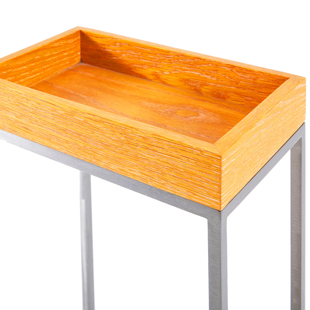 Wood Tray Side Table - Medium 2