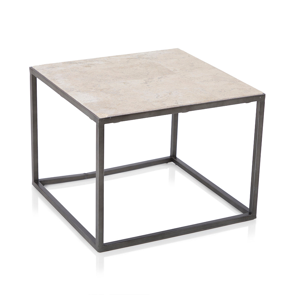 Grey Slate Nesting Coffee Tables - set of 3