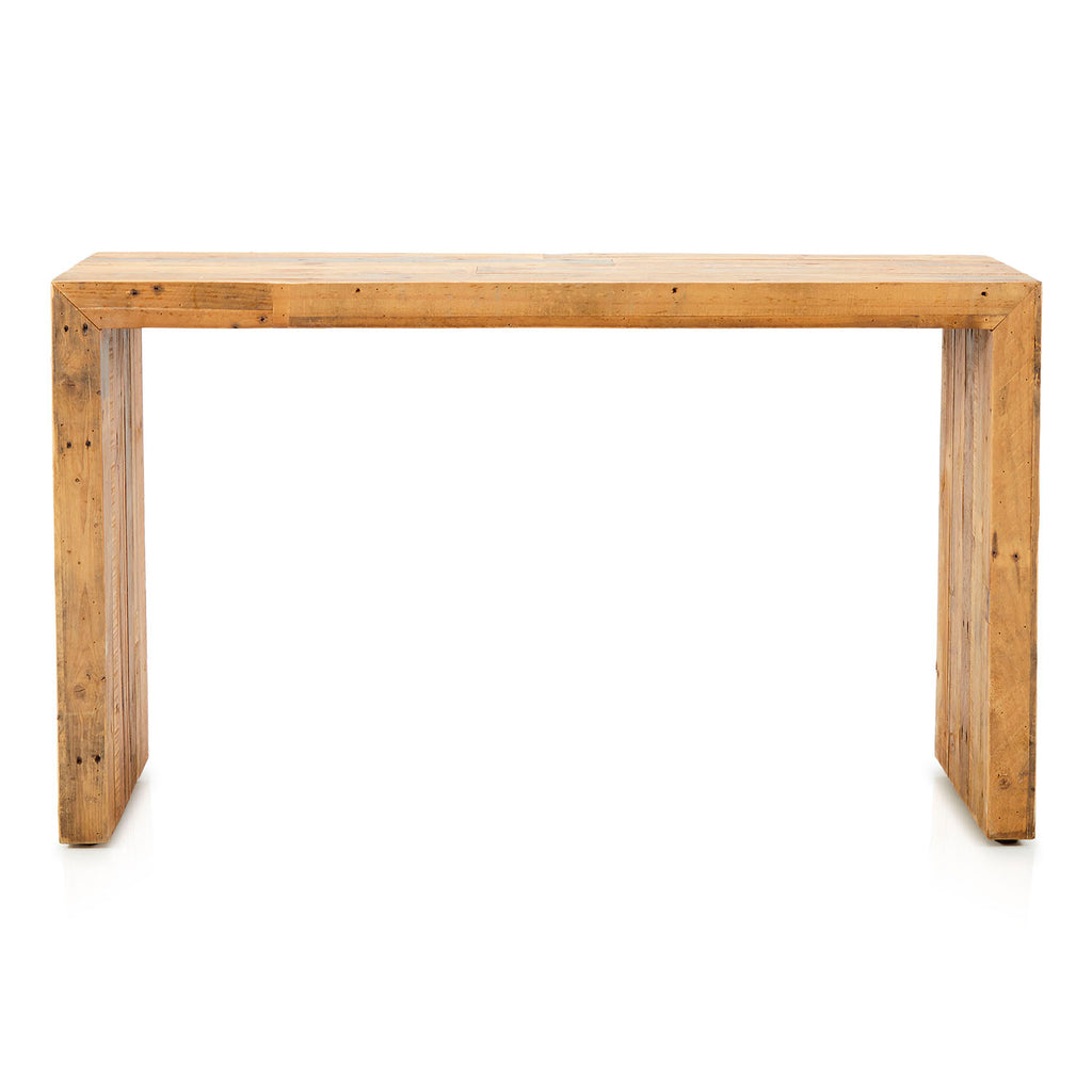 Wood Rustic Console Table
