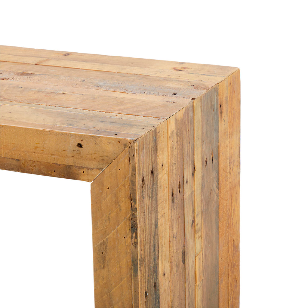 Wood Rustic Console Table