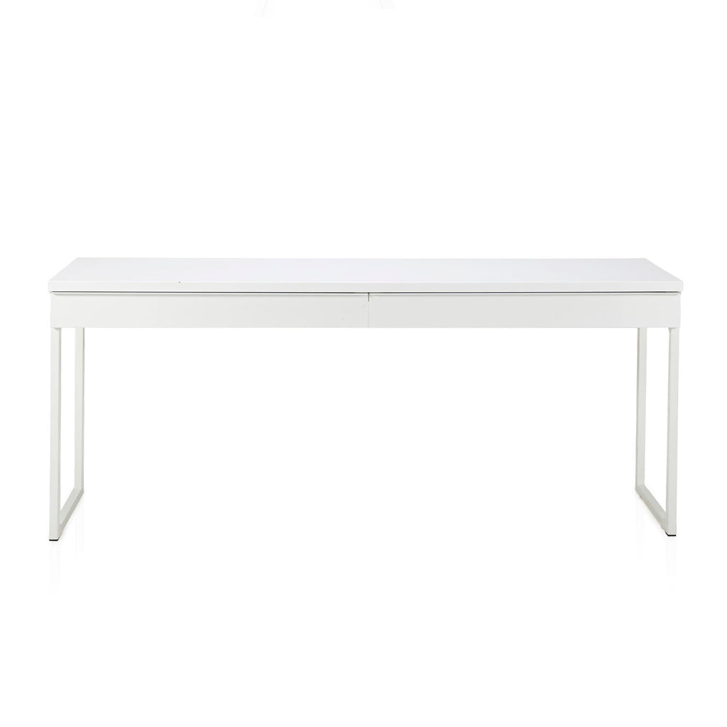 White Long Minimalist Console Table