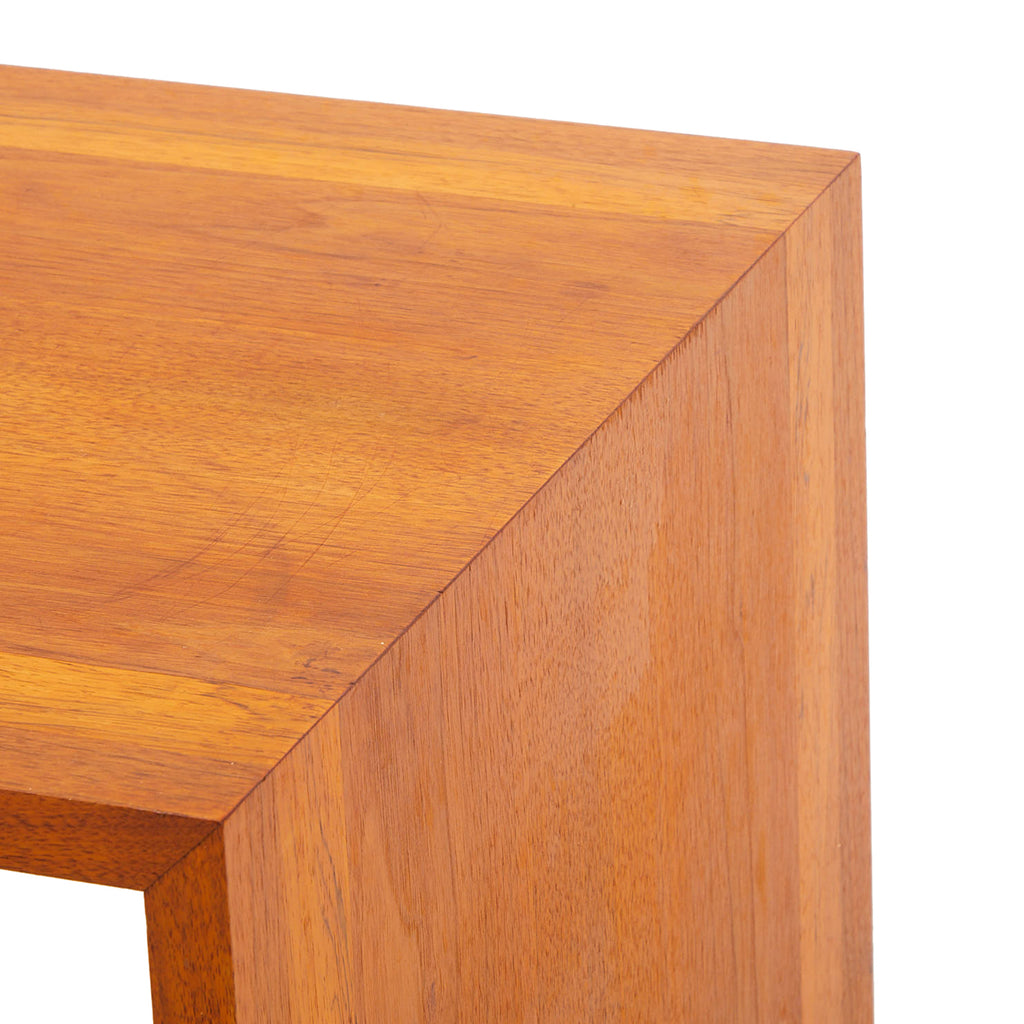 Simple Square Wood Side Table