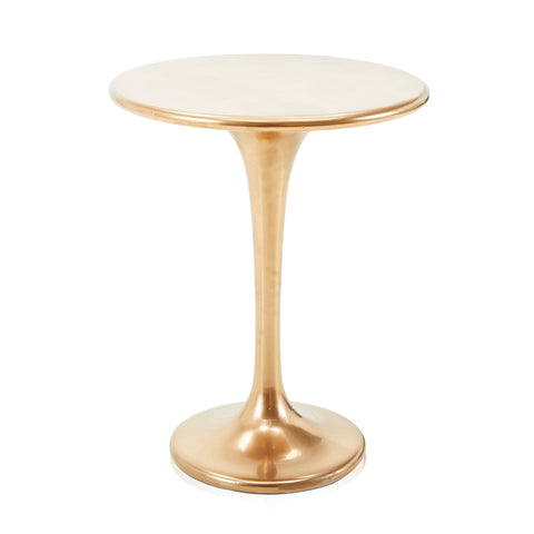 Gold Tulip Side Table