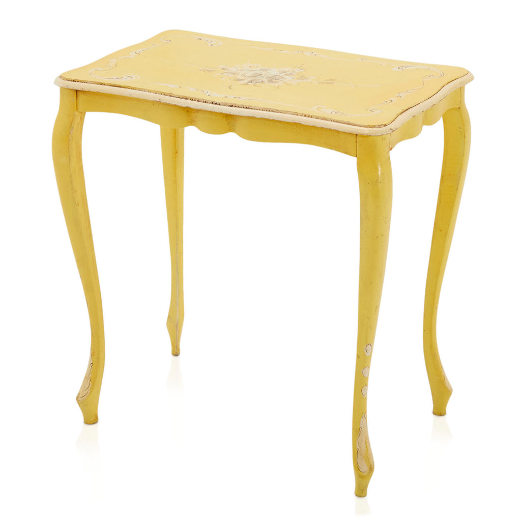 Yellow Nesting French Side Tables