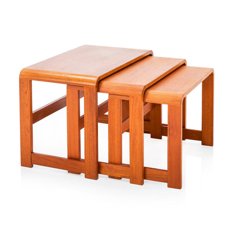 Nesting Wooden Side Tables