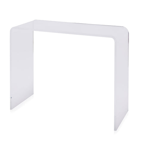 Lucite Waterfall Console Table