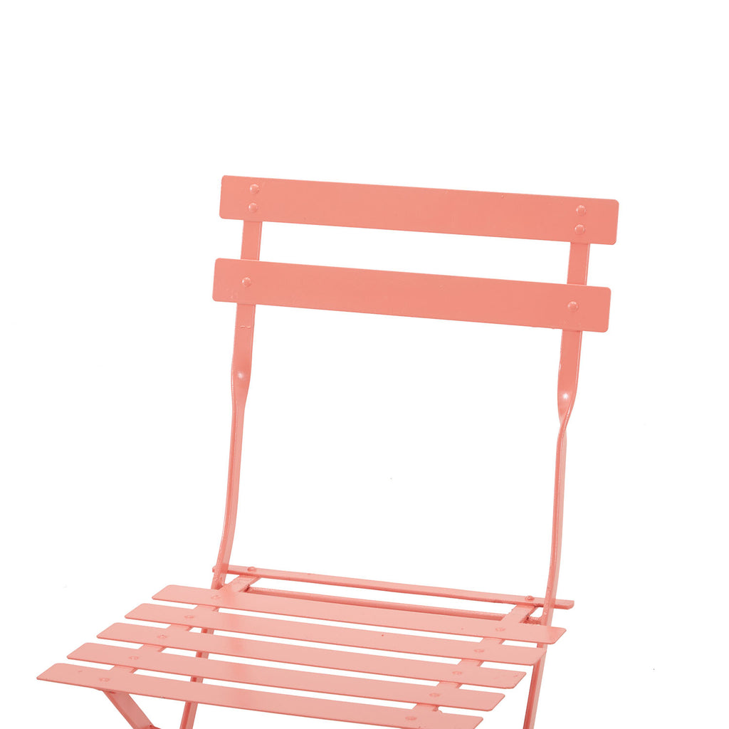 Pink Outdoor Bistro Chair