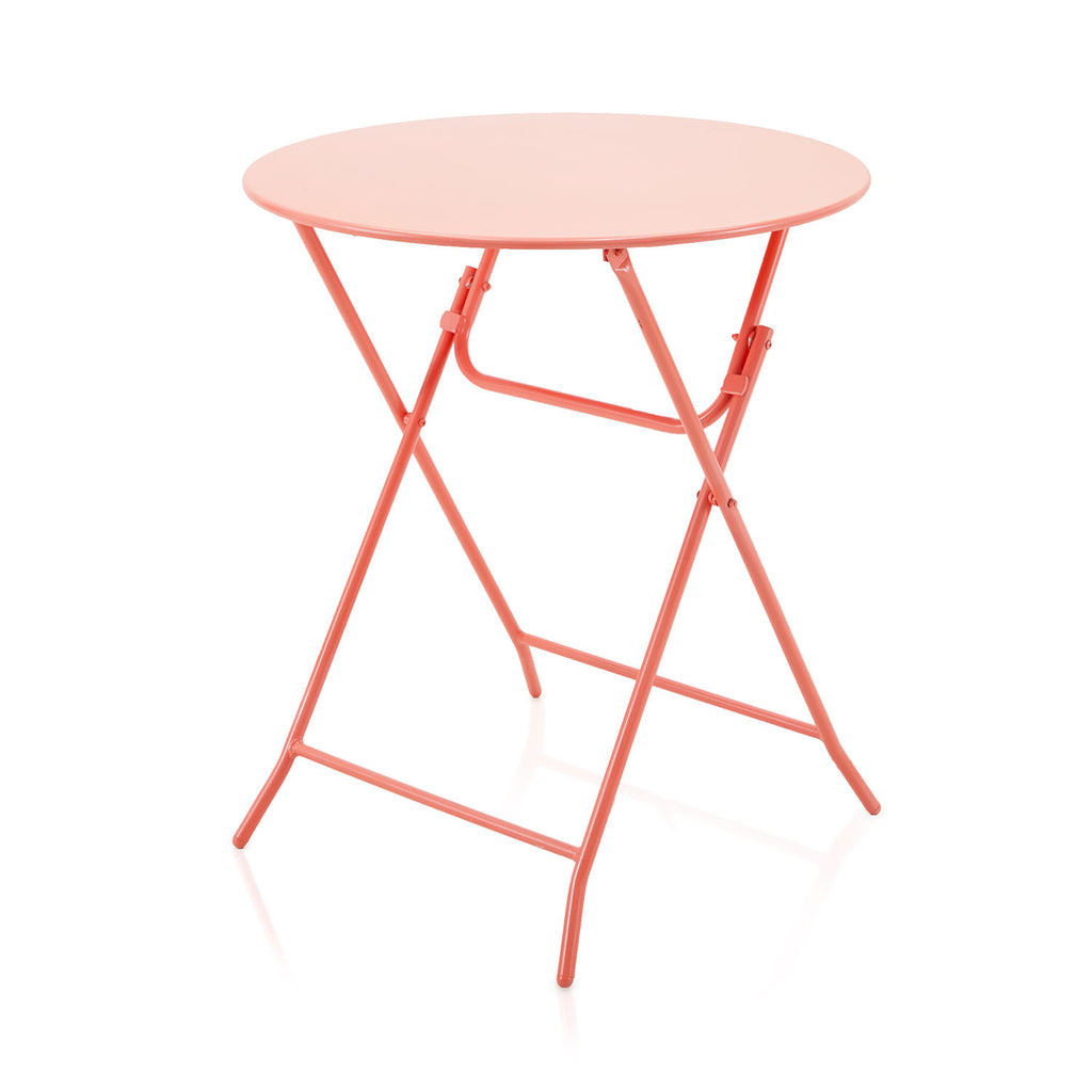 Outdoor Pink Bistro Table