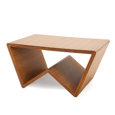 Wood 'W' Shaped Coffee Table