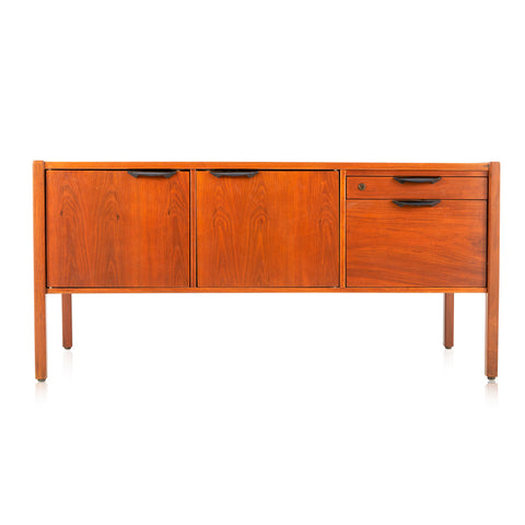 Modern Wood Office Credenza with Drawers