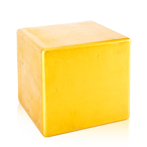 Gold Styrofoam Cube