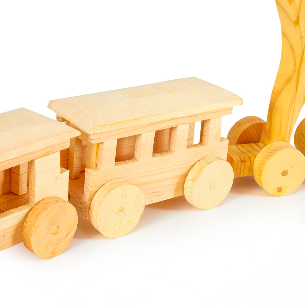 Wood Toy Train Set (A+D)