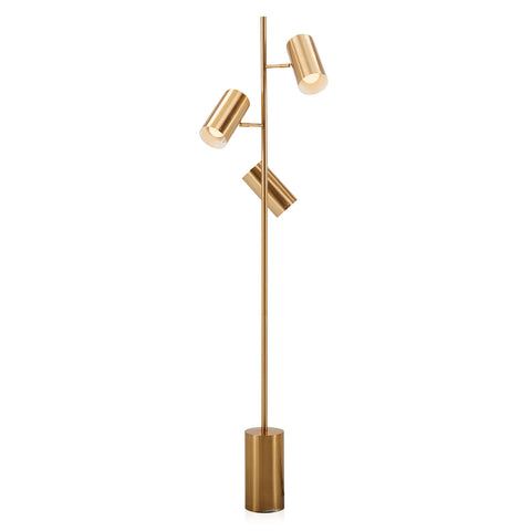 Gold 3-Head Floor Lamp