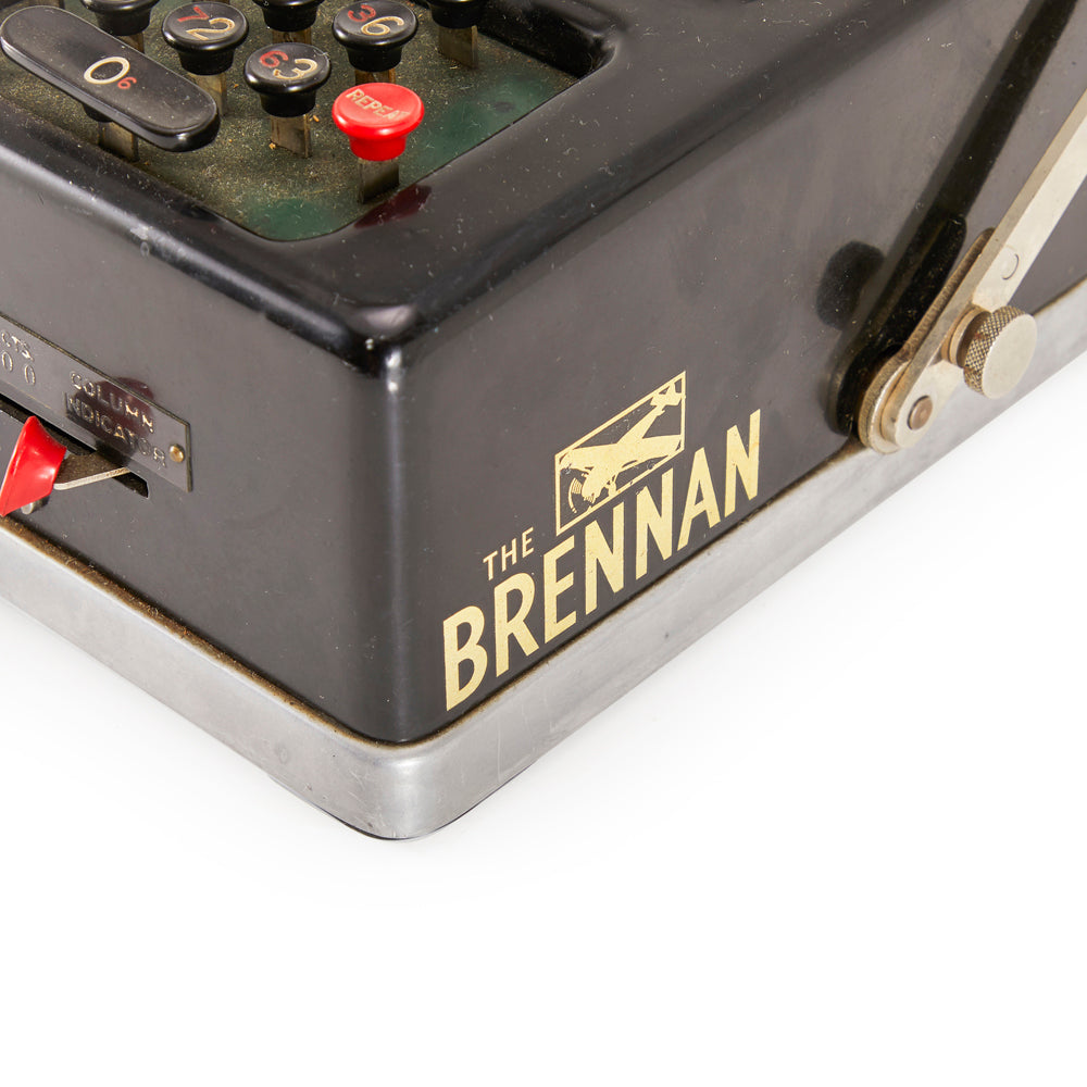 Brennan Vintage Black Adding Machine