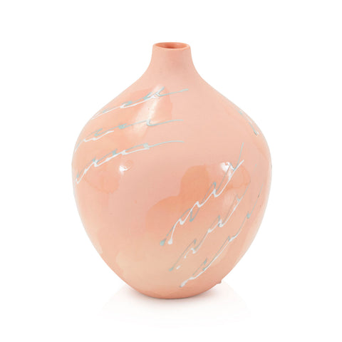 Pink Bottleneck Vase