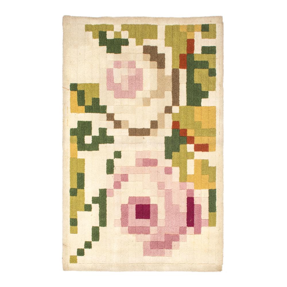 Floral Pixel Rug