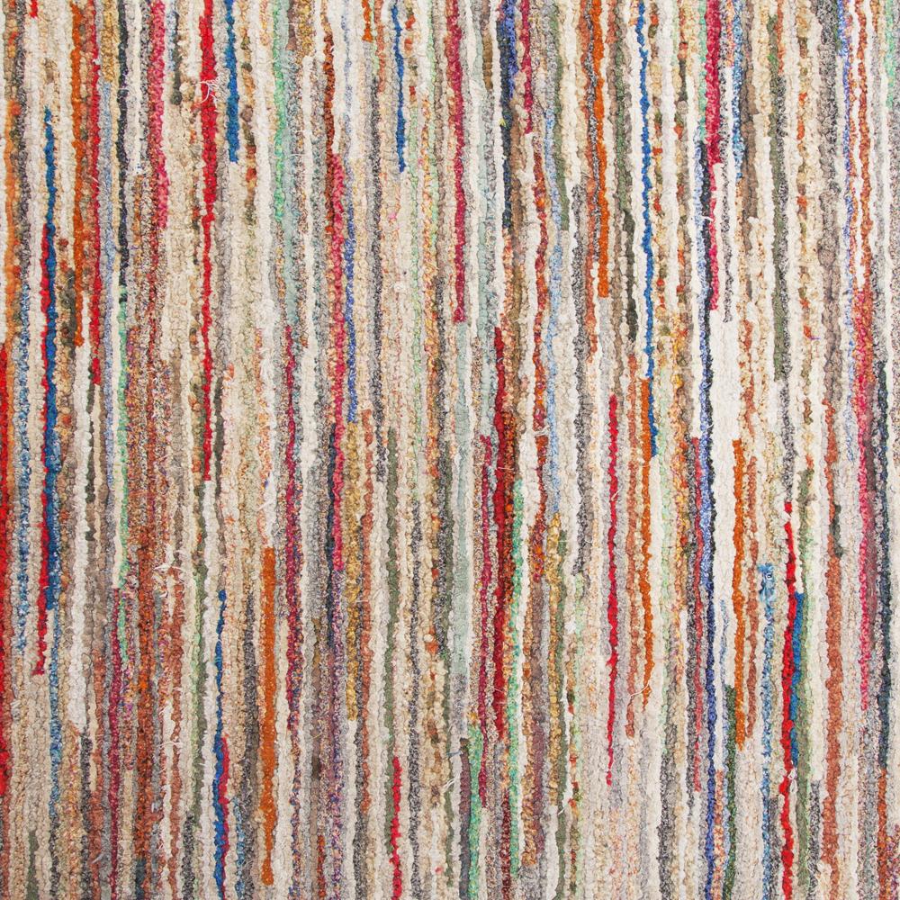 Multicolor Tuft Stripe Rug