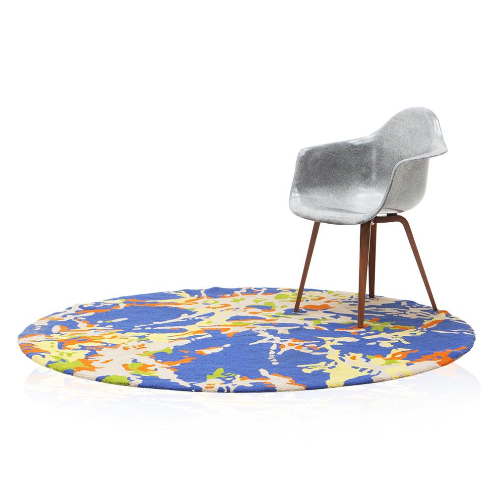 Earth Pattern Circle Rug - Gil & Roy Props