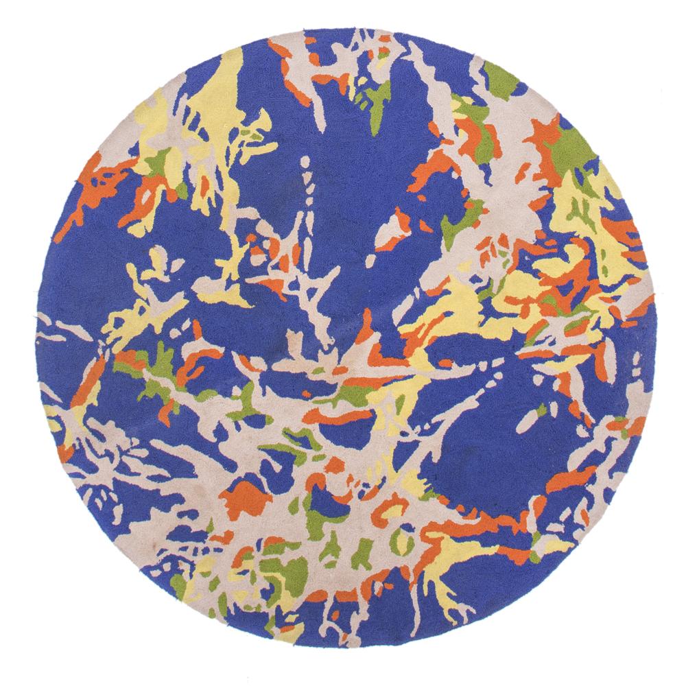 Earth Pattern Circle Rug - Gil & Roy Props