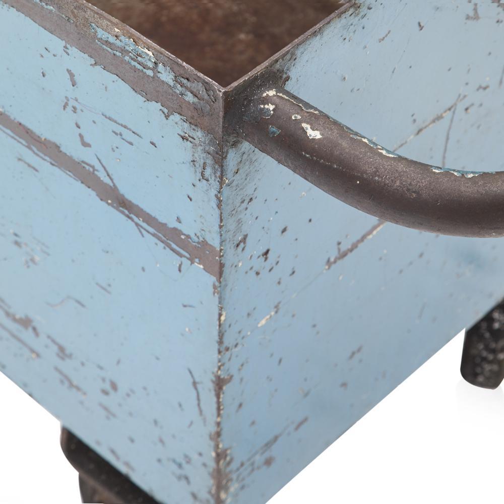 Blue Industrial Cart