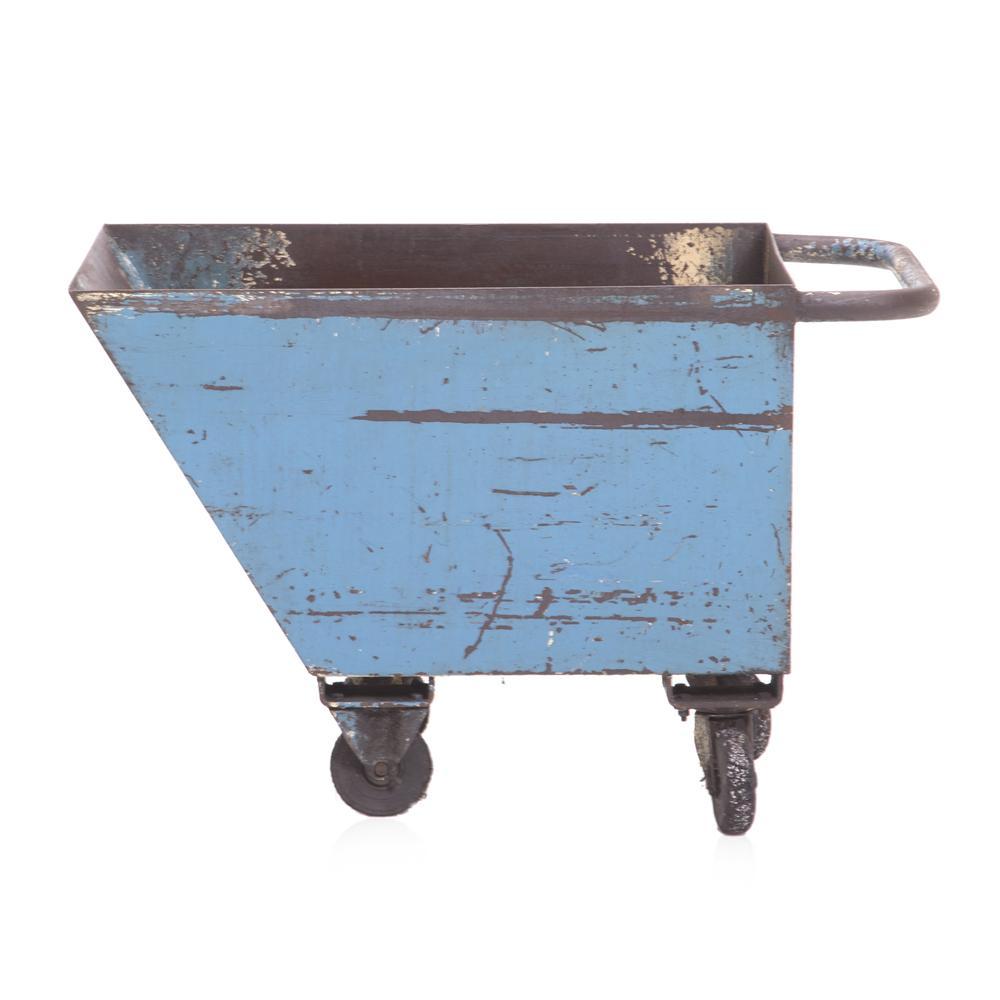 Blue Industrial Cart