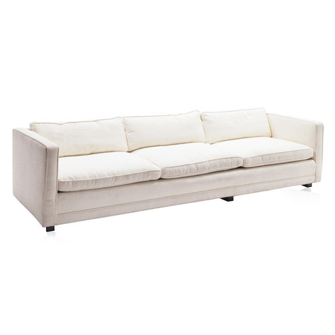 Long White Sofa