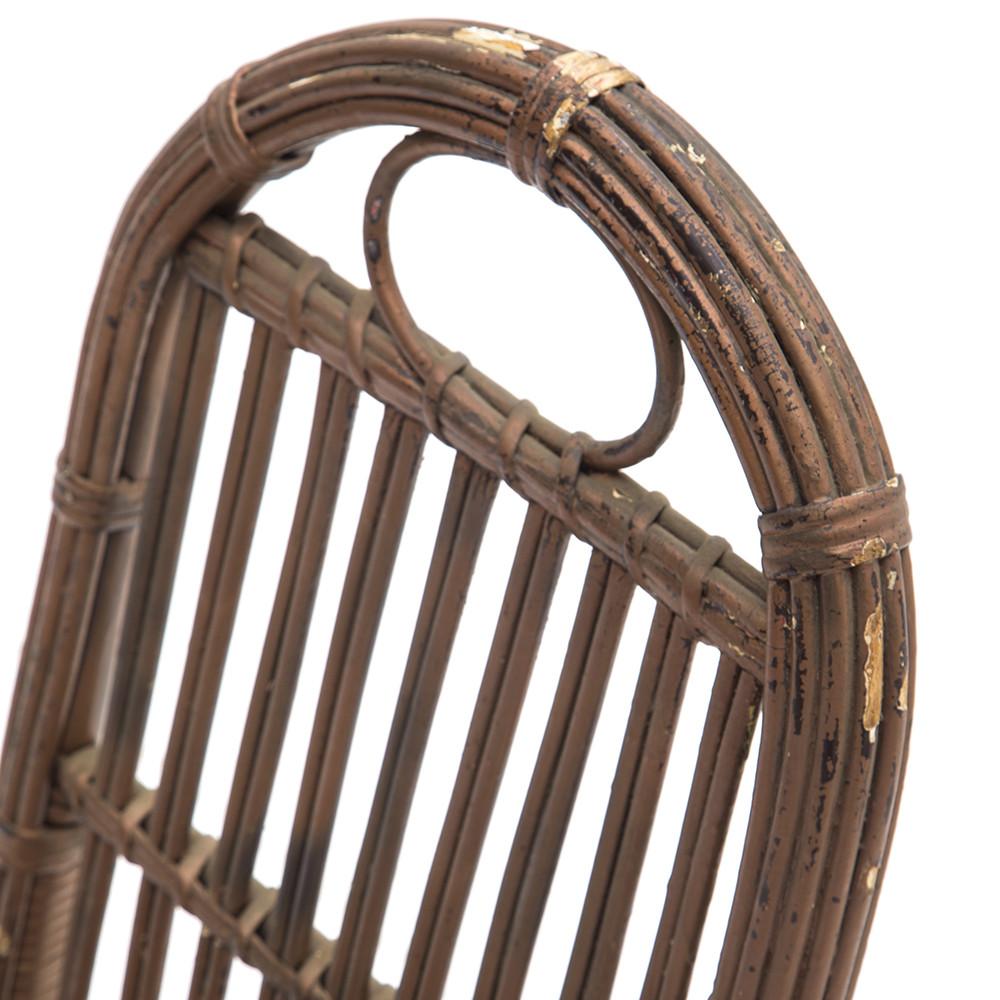 Distressed Wicker Chair