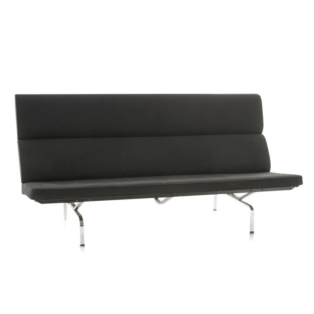 Black Eames Compact Sofa