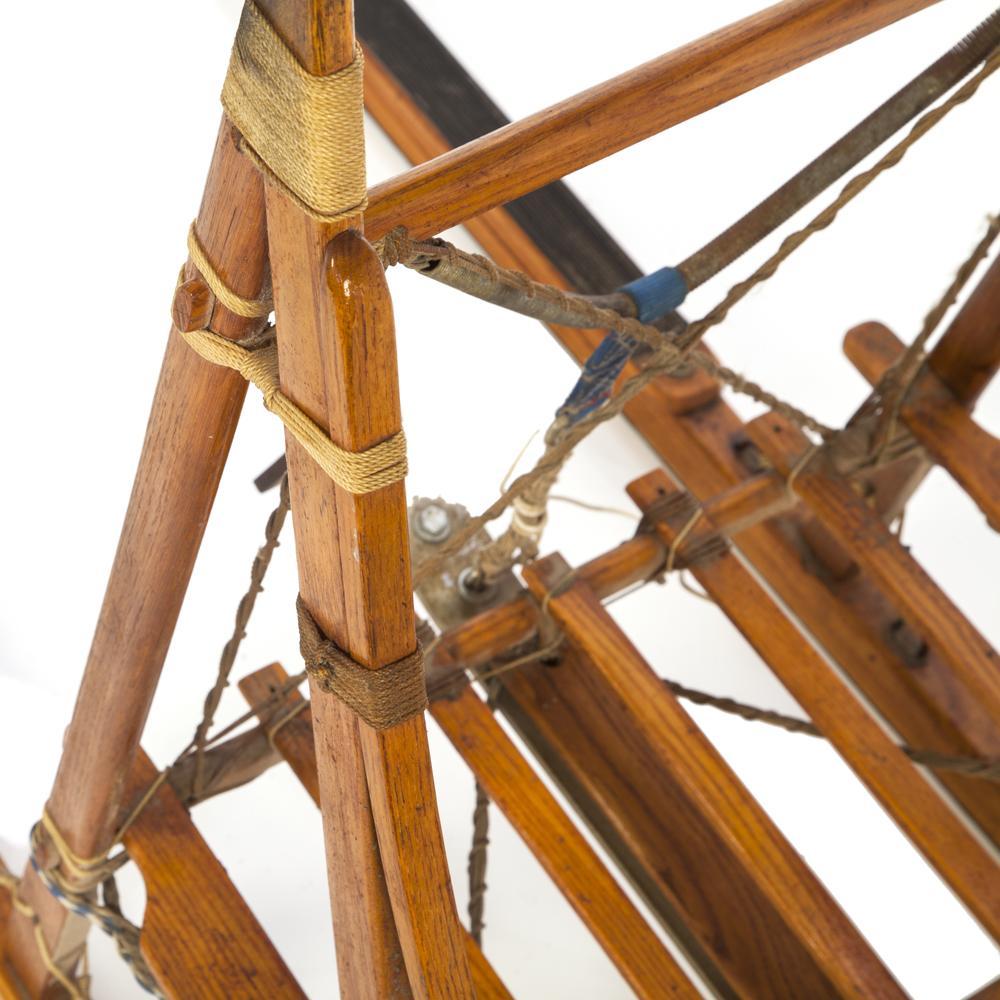 Vintage Wood Dog Sled