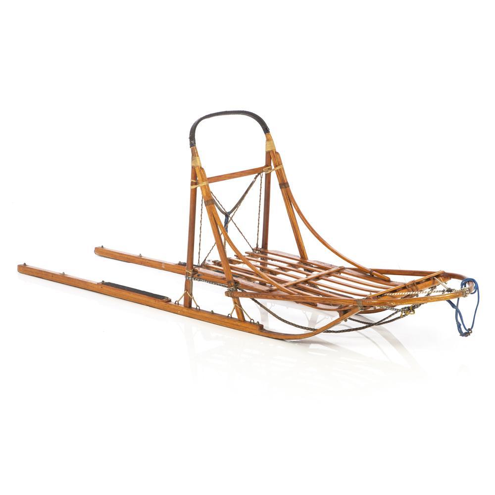 Vintage Wood Dog Sled