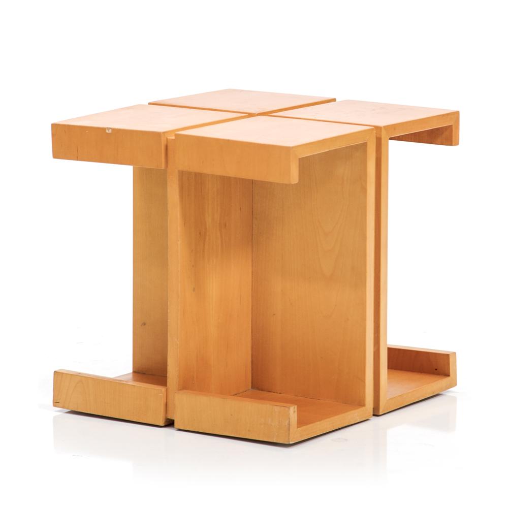 Natural Wood Lovell Side Table