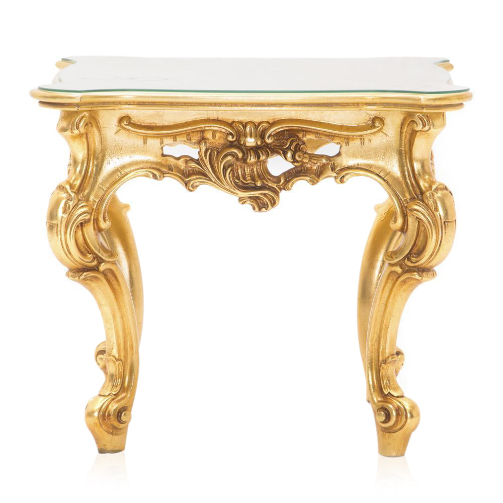 Gold Rococo Side Table