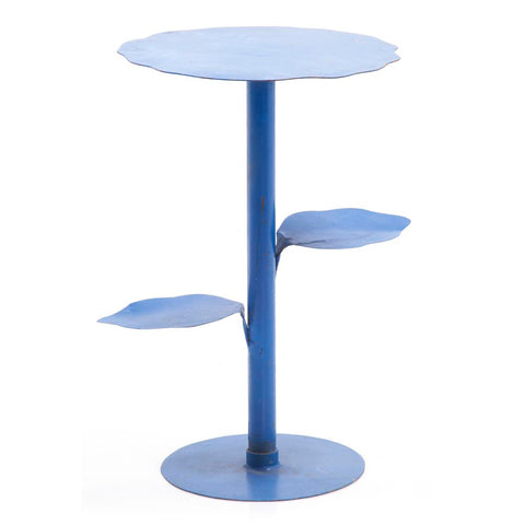 Side Table Plant Stand - Blue