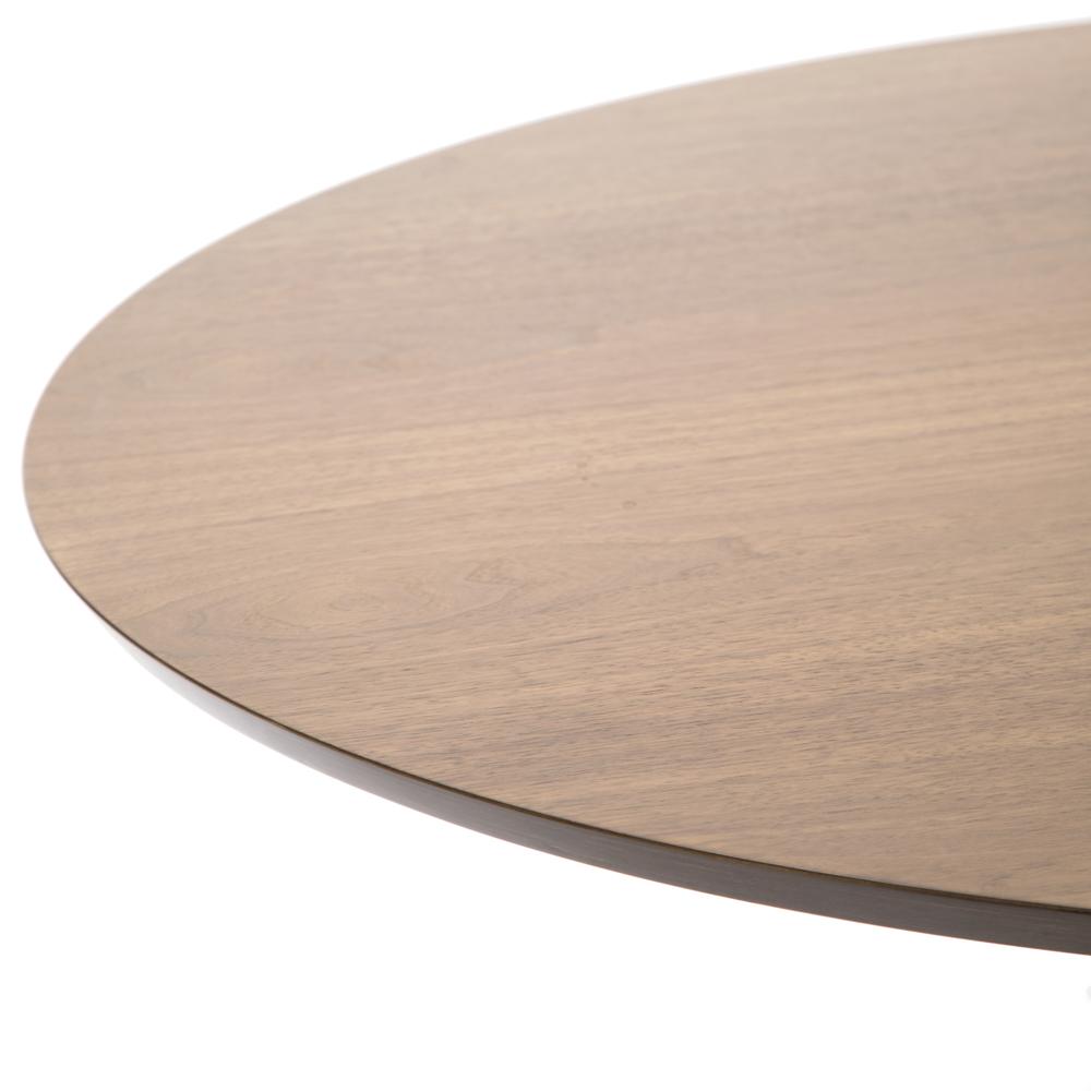 Wood & Steel Knoll Round Table