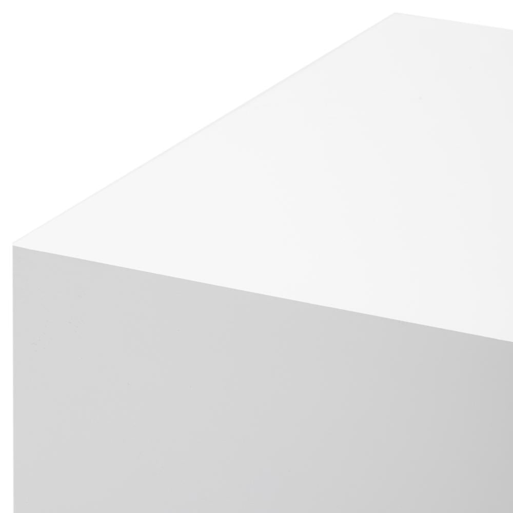 Large White Cube Pedestal
