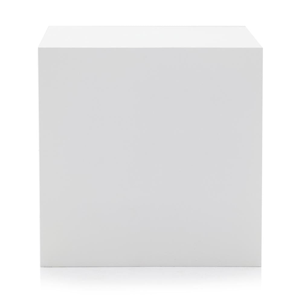 Large White Cube Pedestal