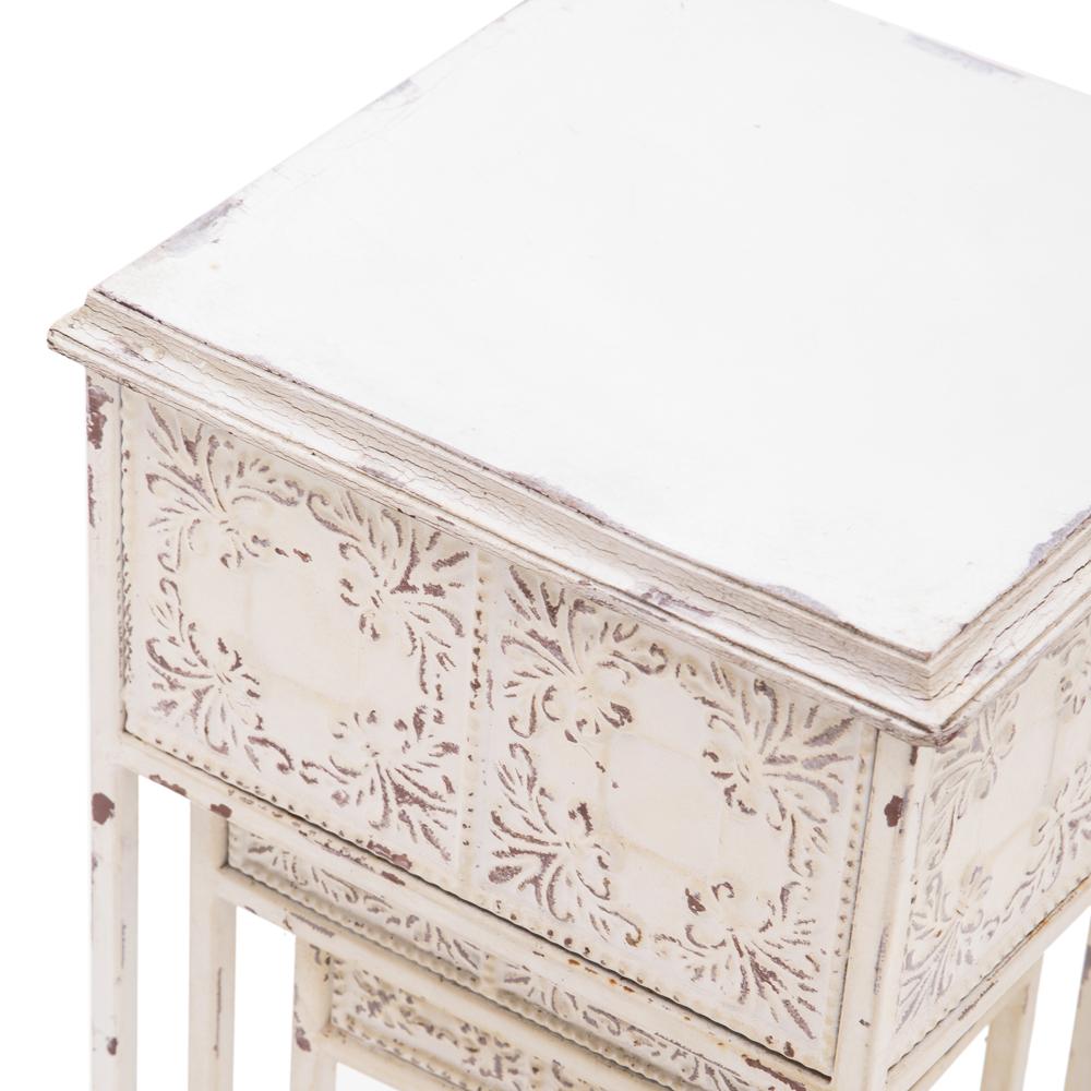 Outdoor Stamped Side Tables