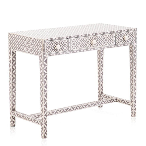 Small Grey and Cream Inlay Desk