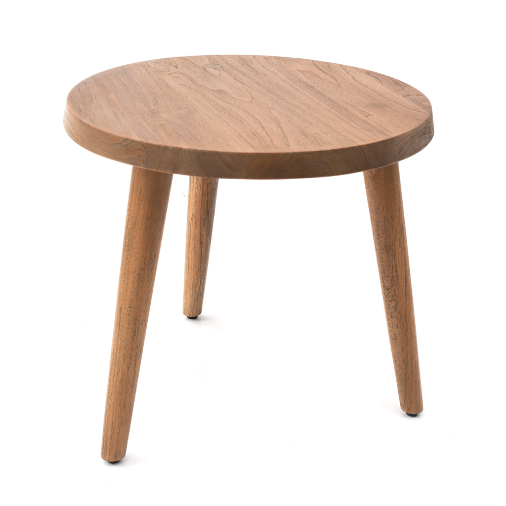 Wood Simple Tripod Side Table