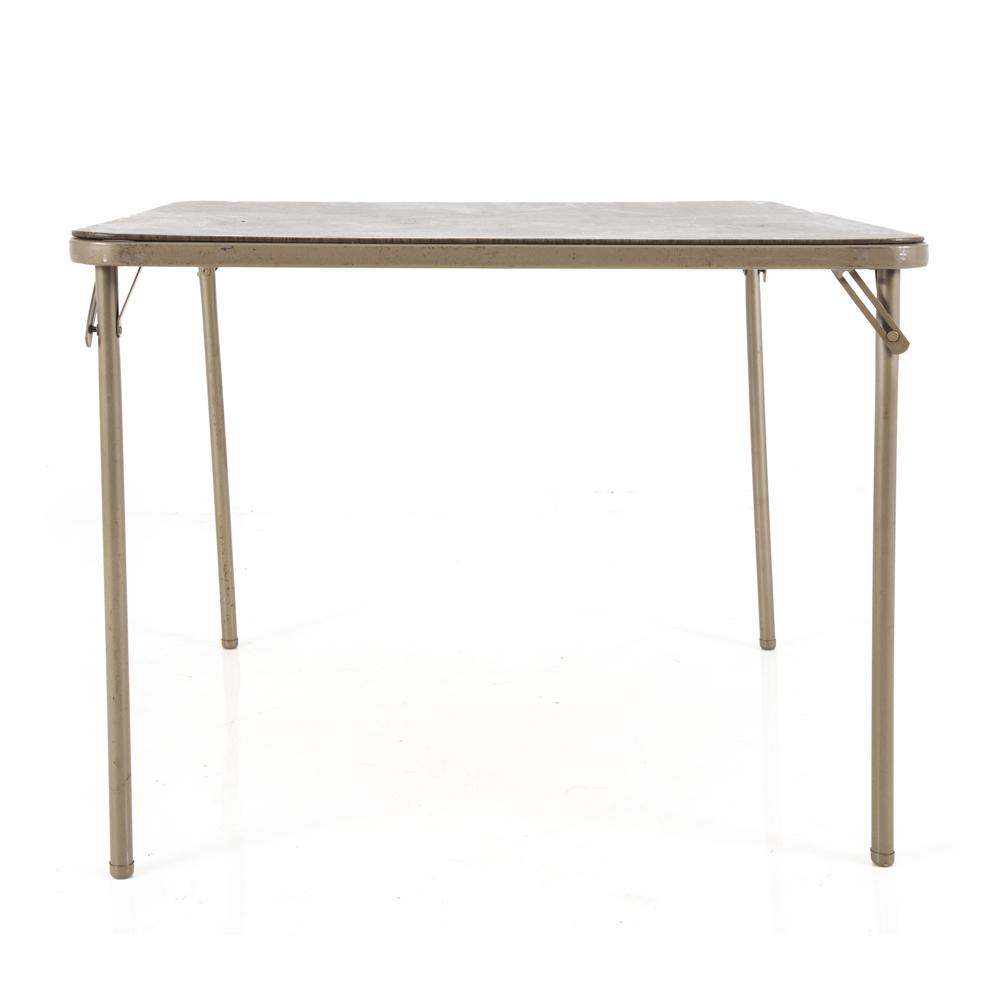 Brown Folding Card Table