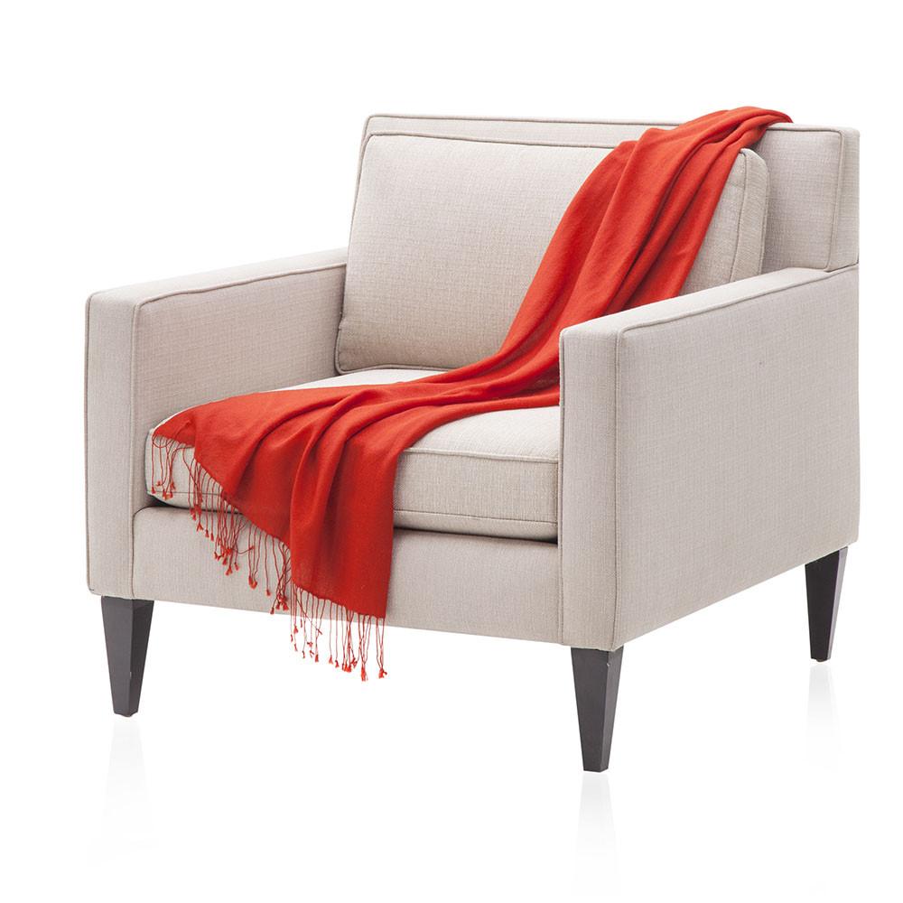 Bright Red Throw