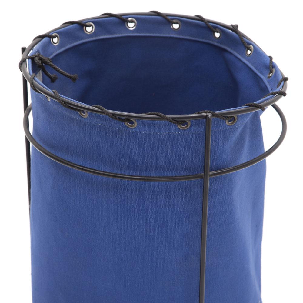 Blue Fabric Trashcan