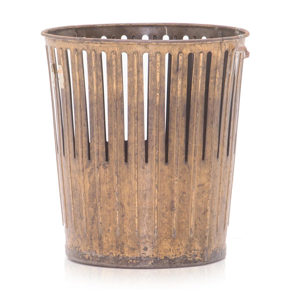 Vintage Metal Waste Basket