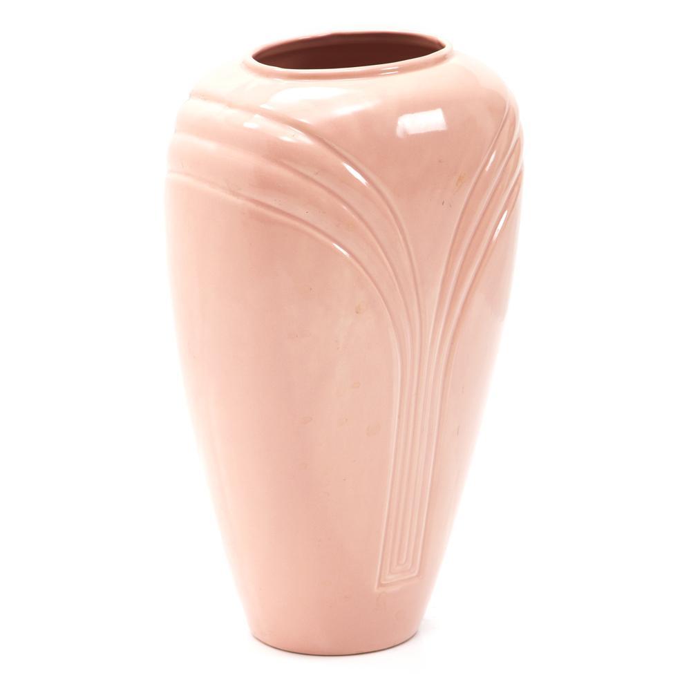Glossy Pink Ceramic Deco Vase