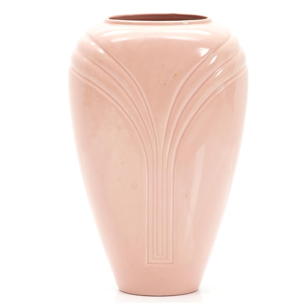 Glossy Pink Ceramic Deco Vase