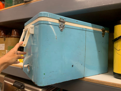 Vintage Blue Cooler